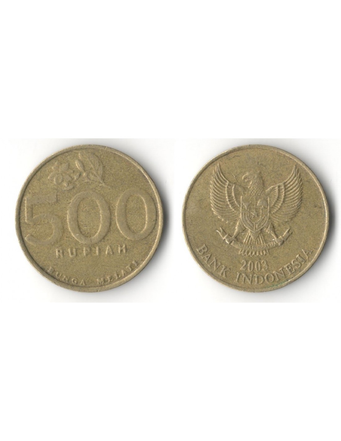 INDONESIA 500 RUPIAH 2003 KM: 59