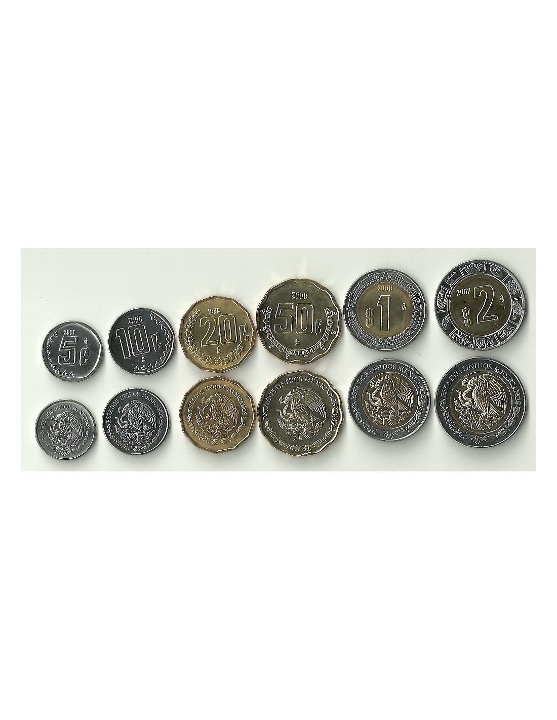 WORLD COIN SET – MEXICO 10973