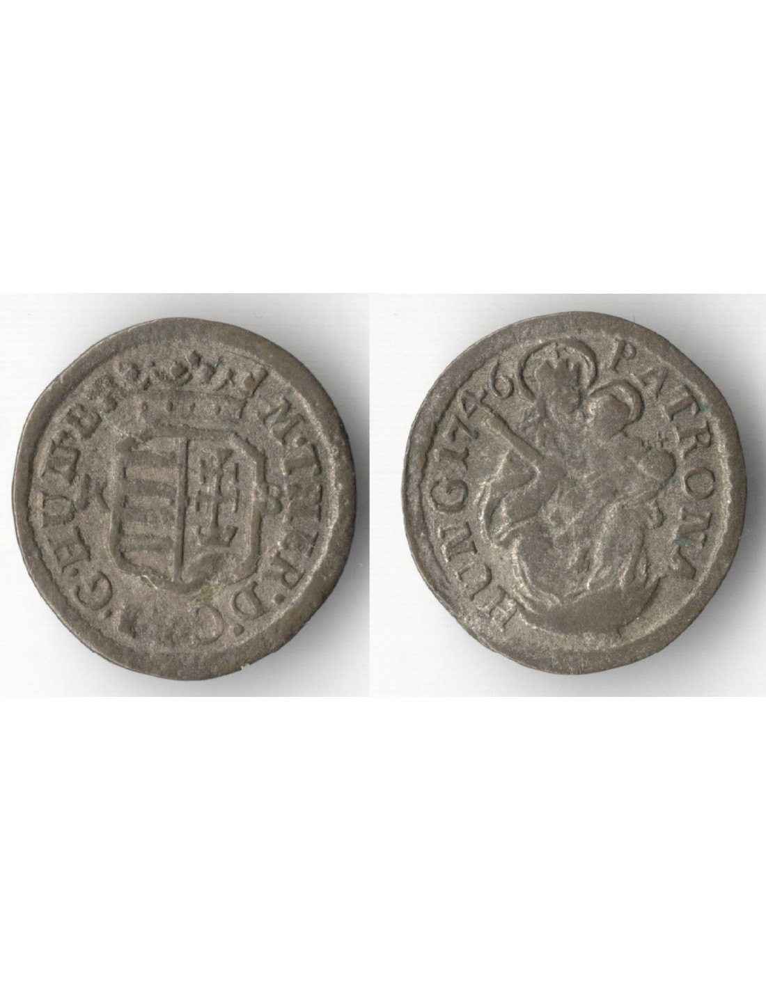 MARIA THERESIA (1740-1780) DENARIUS 1746 K-B KREMNITZ REF: MT7